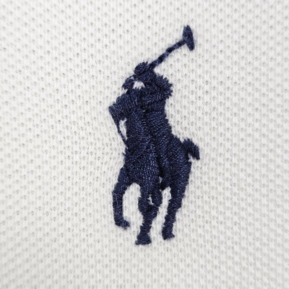 Polo Ralph Lauren Golf Polo Shirt Custom Fit Pony White Short Sleeve Mens Size S - Picture 7 of 10